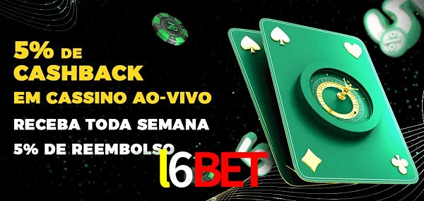 Promoções do cassino ao Vivo l6bet